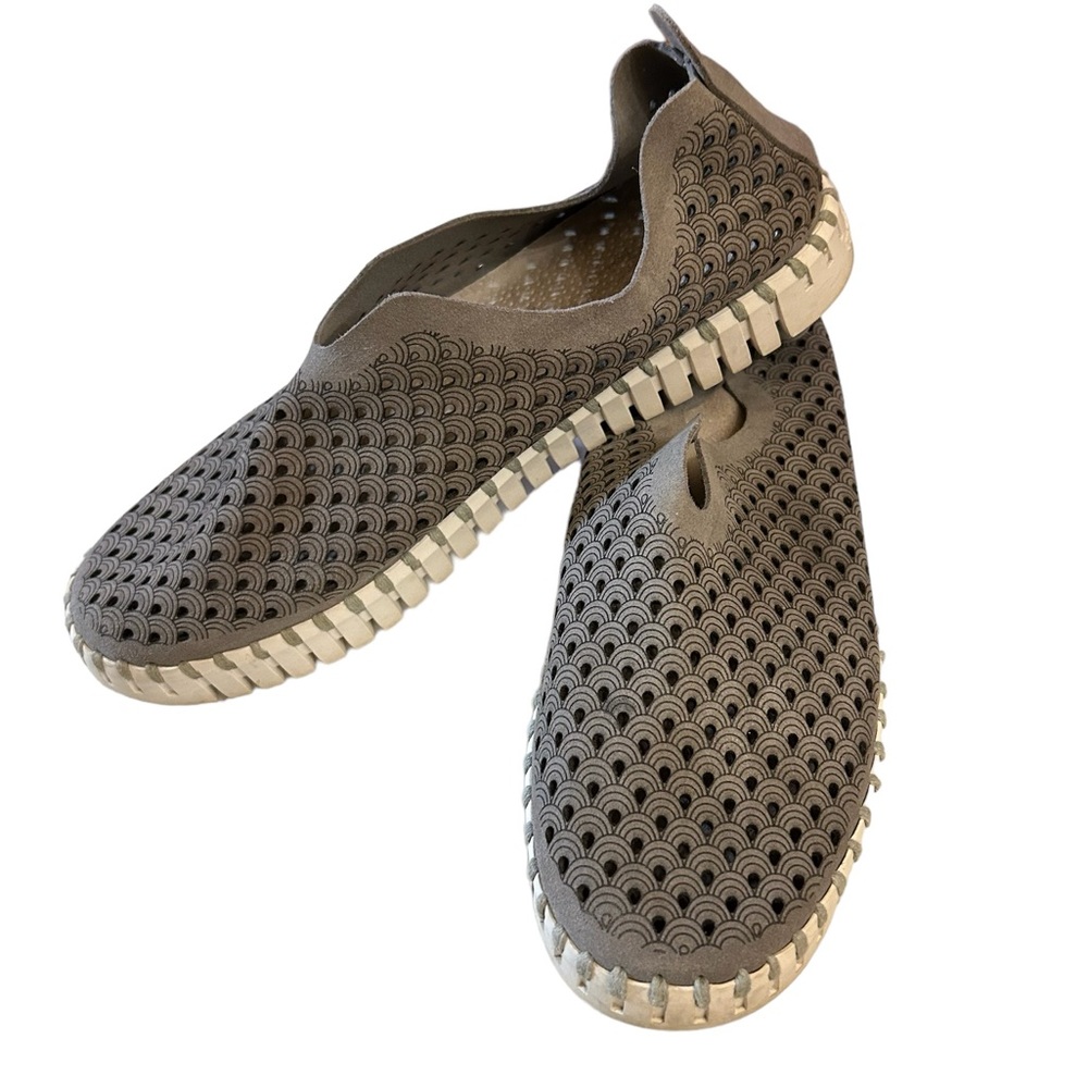 Ilse Jacobsen Gray Tulip Slip On Sneakers